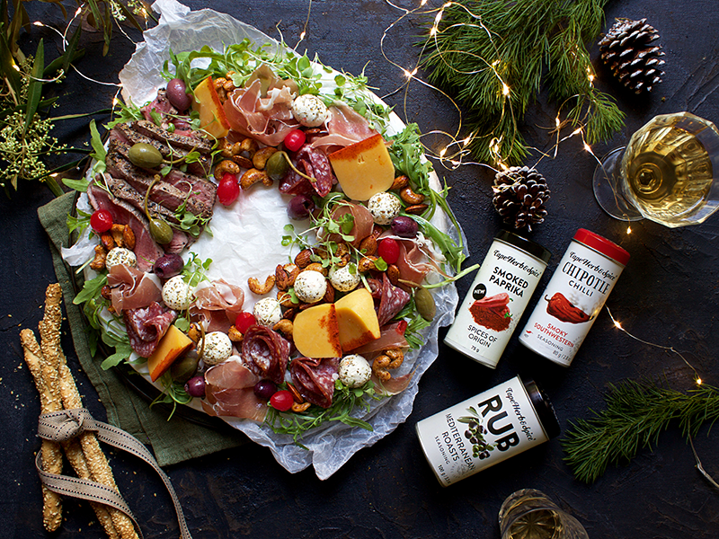 CHARCUTERIE & CHEESE WREATH